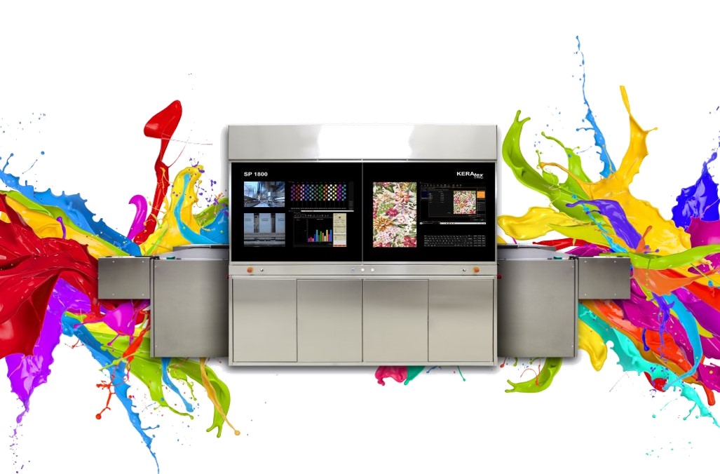 Digital all over pigment printing technology: Sustainable printing solution by KERAjet