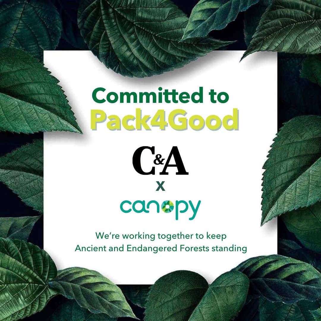 partnership with the environmental NGO Canopy by joining the Pack4Good initiative