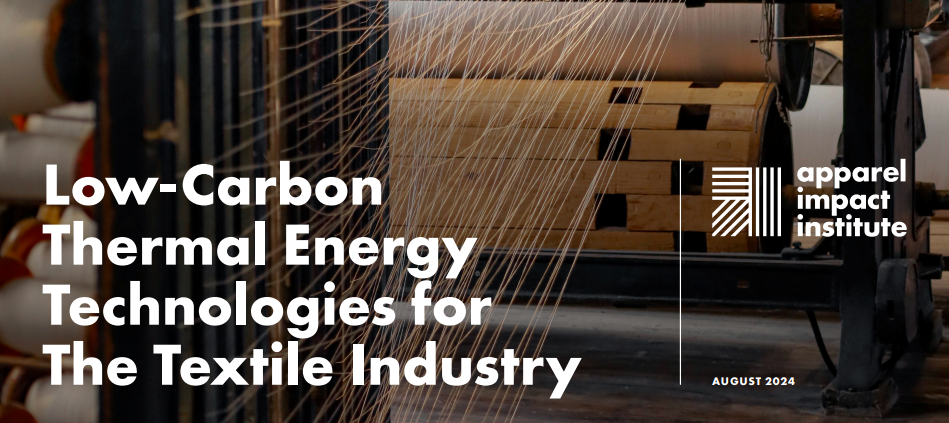 Low-Carbon Thermal Energy Technologies for The Textile Industry